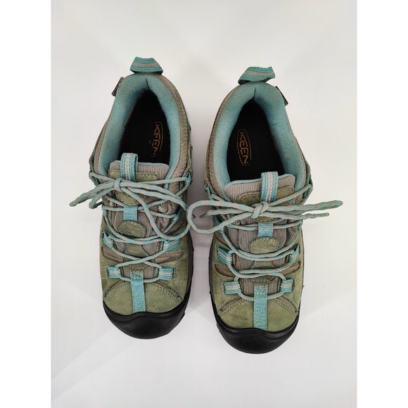 KEEN Targhee II Waterproof Women's Size 8 Leather Green Hiking Shoes Athletic - Picture 4 of 9